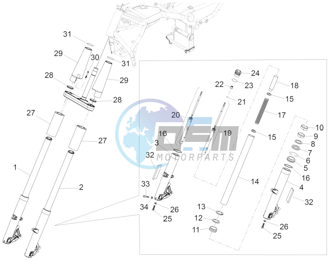 Front Fork Sachs