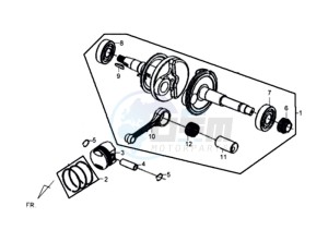 FIDDLE II 50 drawing CRANKSHAFT