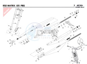 RS2-125-MATRIX-PRO-BLUE drawing SUSPENSION