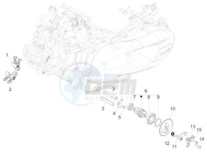 GTS 150 SUPER 4T 3V IE ABS E4 (EMEA) drawing Rocking levers support unit