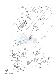 WR450F (2GC7 2GC8 2GC9 2GC9) drawing EXHAUST