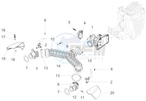 V7 II Special ABS 750 USA-CND drawing Throttle body