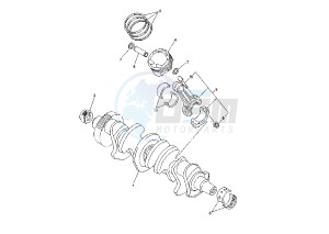 FZS FAZER 1000 drawing CRANKSHAFT PISTON