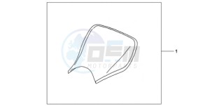 CBR1000RR9 BR / MME SPC - (BR / MME SPC) drawing E-SEAT