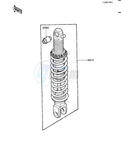 KL 600 B [KL600] (B1-B2) [KL600] drawing SHOCK ABSORBER