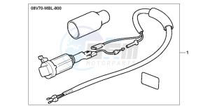 NT650V DEAUVILLE drawing ACC SOCKET KIT