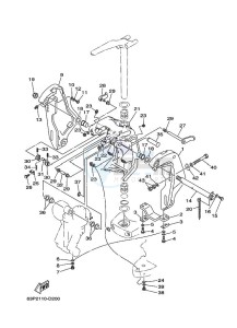 FL150AETX drawing FRONT-FAIRING-BRACKET