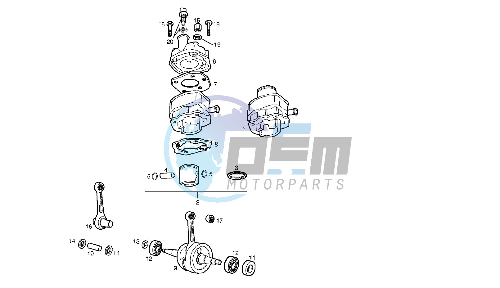 CRANKSHAFT - CYLINDER