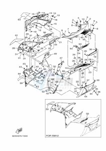 YZF320-A YZF-R3 (B2XH) drawing COWLING