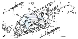 TRX250XA Australia - (U) drawing FRAME BODY