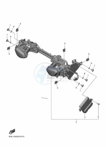 YZF1000D YZF-R1M (B4S6) drawing HEADLIGHT