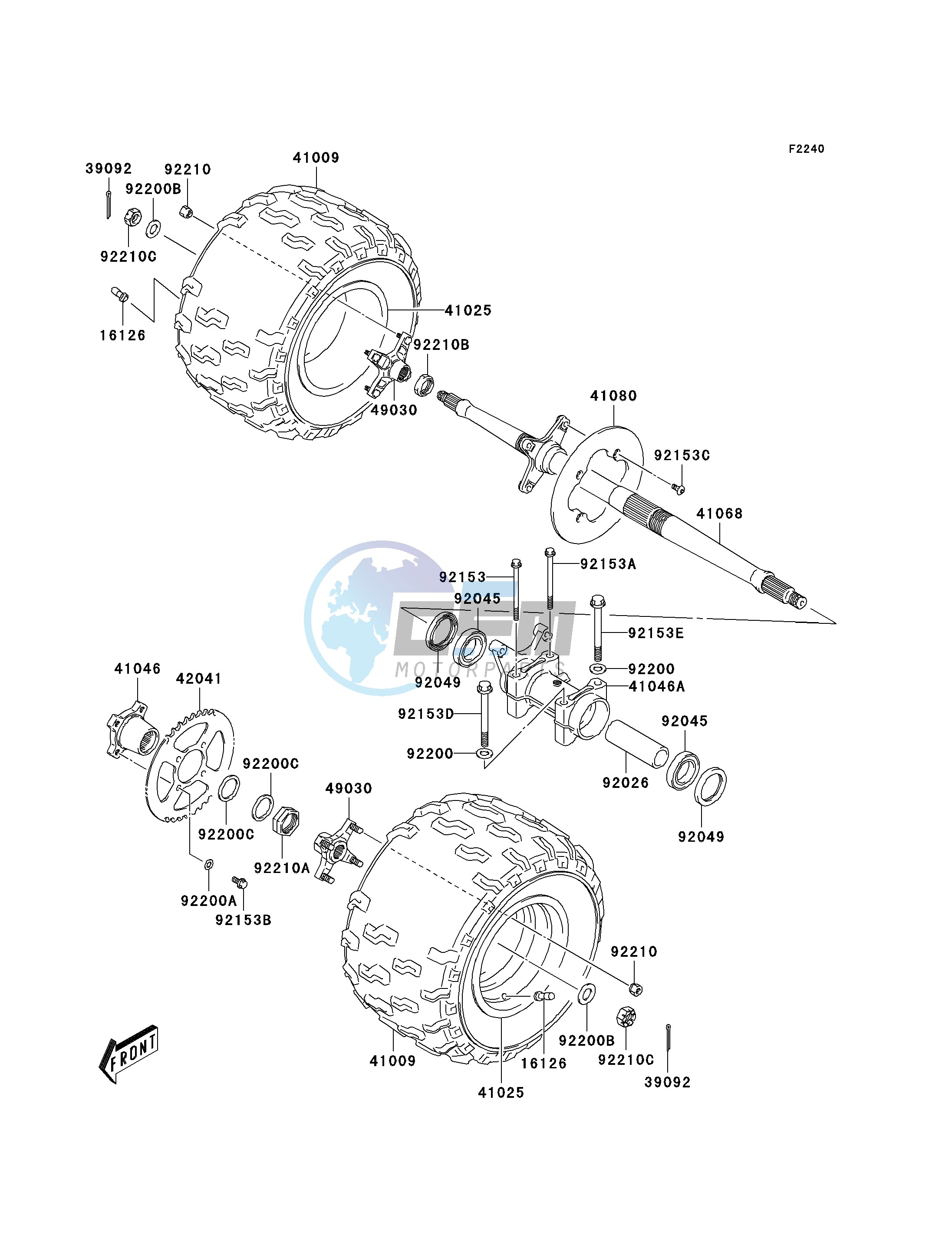 REAR HUB-- A1- -