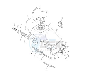 PW 50 drawing FUEL TANK