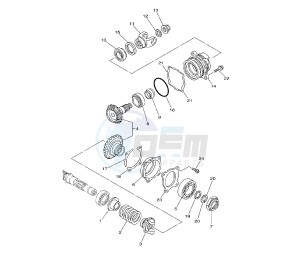 XTZ SUPER TENERE 1200 drawing MIDDLE DRIVE GEAR