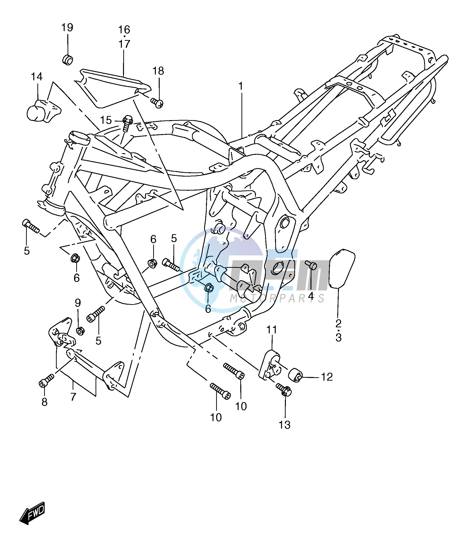 FRAME (GSF1200SAY)