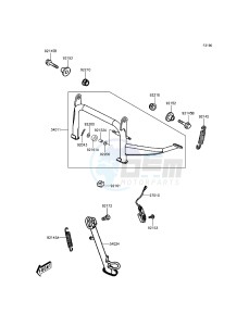 J125 SC125AGF XX (EU ME A(FRICA) drawing Stand(s)