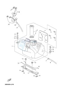 YP250RA EVOLIS 250 ABS (1YS8) drawing FUEL TANK