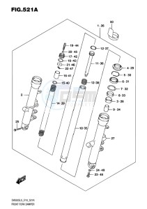 SV650S EU drawing FRONT FORK DAMPER