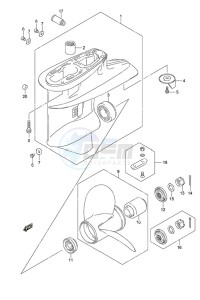 DF 60A drawing Gear Case