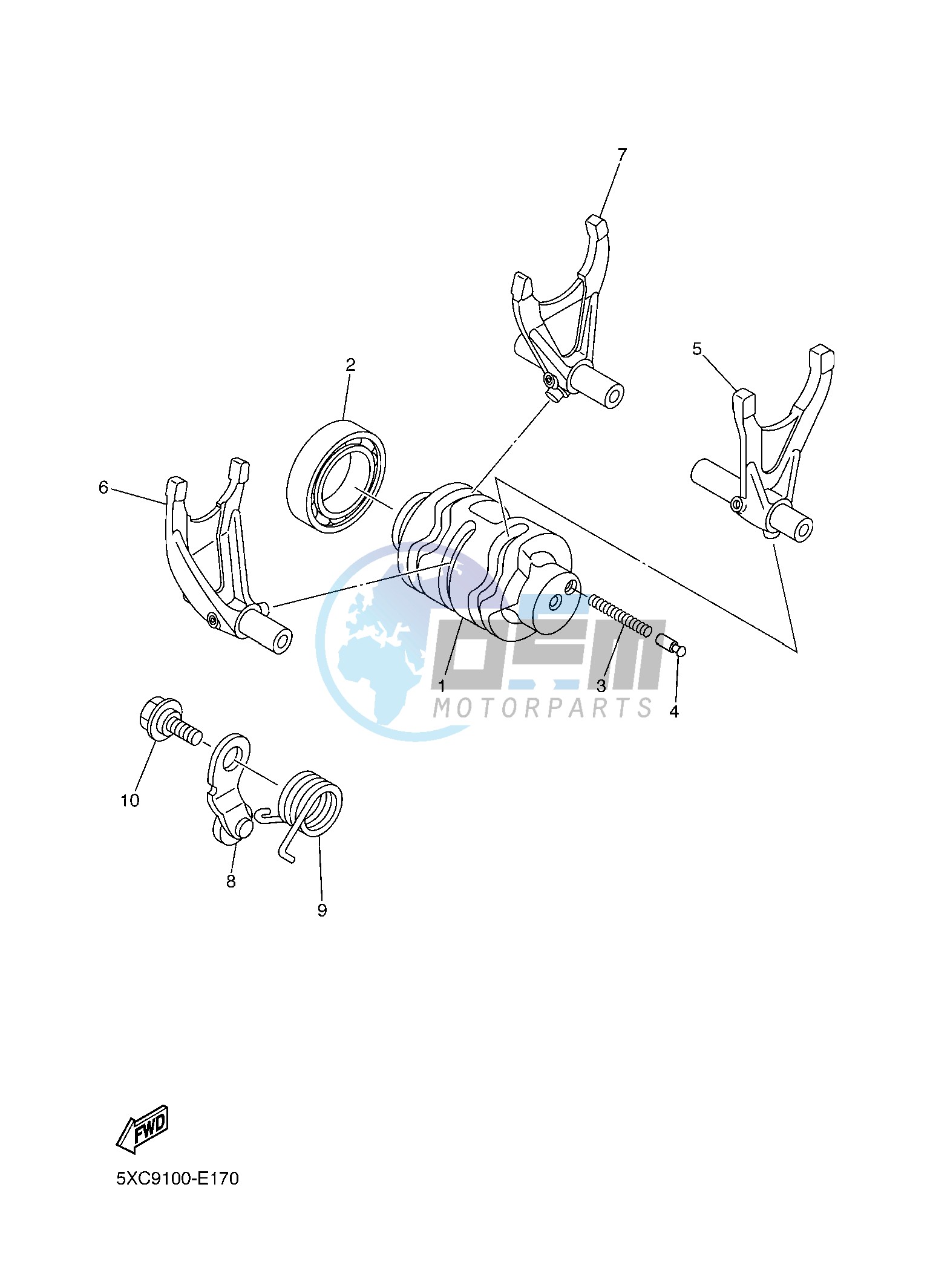 SHIFT CAM & FORK