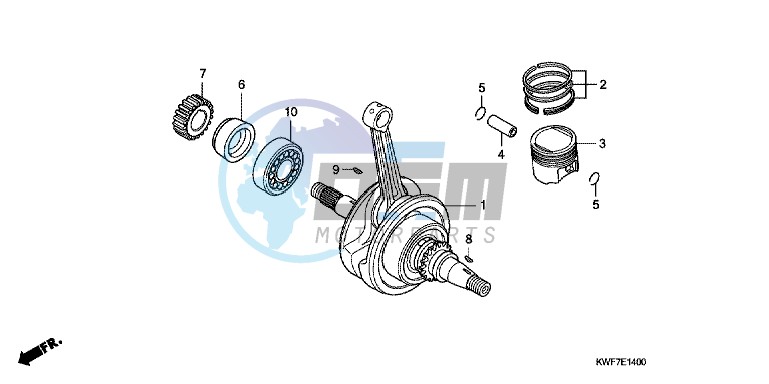 CRANKSHAFT/ PI STON