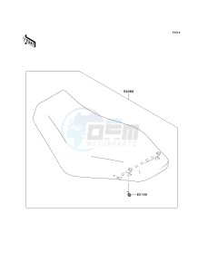 KVF 750 E [BRUTE FORCE 750 4X4I NRA OUTDOORS] (E8F-E9FA) E8FA drawing SEAT