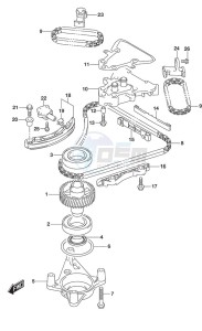 DF 250 drawing Timing Chain DF 250S