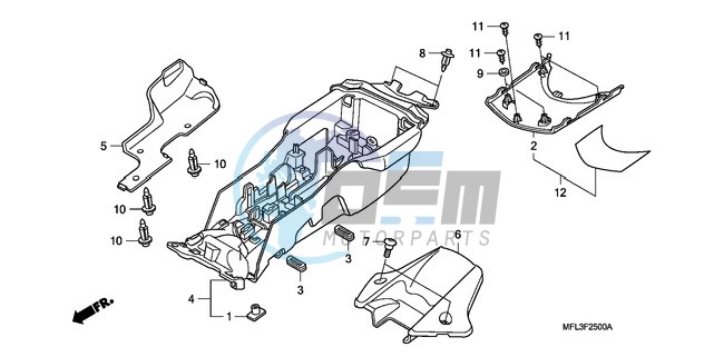 REAR FENDER (CBR1000RR)