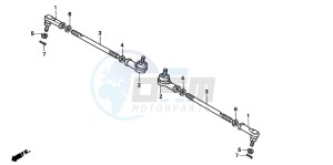 TRX350TM FOURTRAX drawing TIE ROD