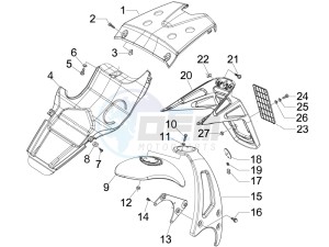 Runner 50 Pure Jet ST drawing Rear cover - Splash guard