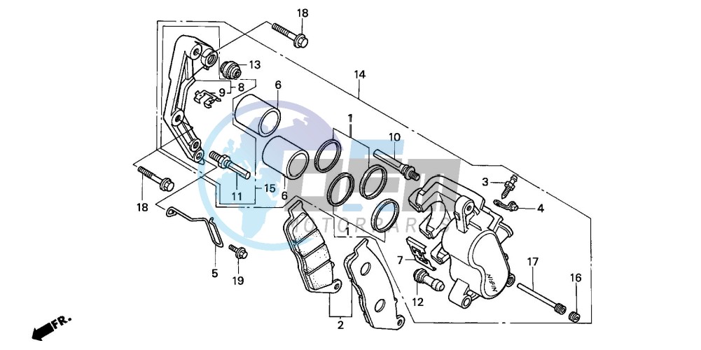 FRONT BRAKE CALIPER