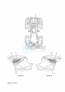 YFM700FWBD YFM70KPHK (B5K9) drawing GRAPHICS