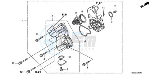 GL18009 Australia - (U) drawing WATER PUMP