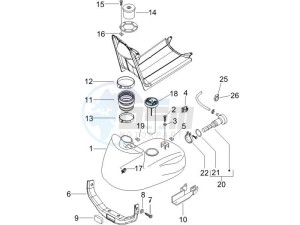 NRG 50 power Pure jet drawing Fuel Tank