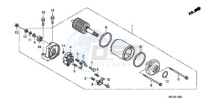 CBR1000RR9 Australia - (U / MK) drawing STARTING MOTOR