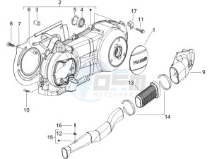 Runner 125 VX 4t e3 (UK) UK drawing Crankcase cover - Crankcase cooling