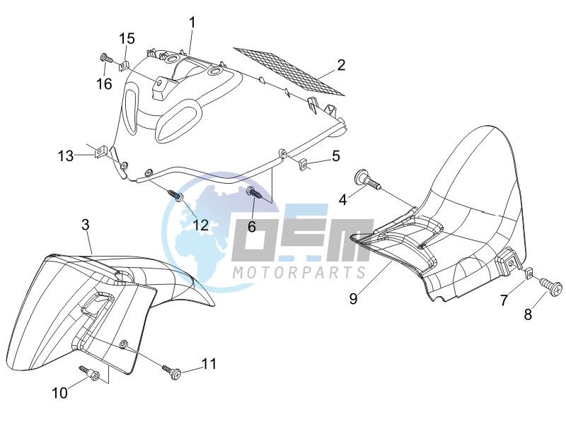 Wheel housing - Mudguard