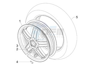 S 50 2T (25 Kmh) B-NL drawing Front wheel