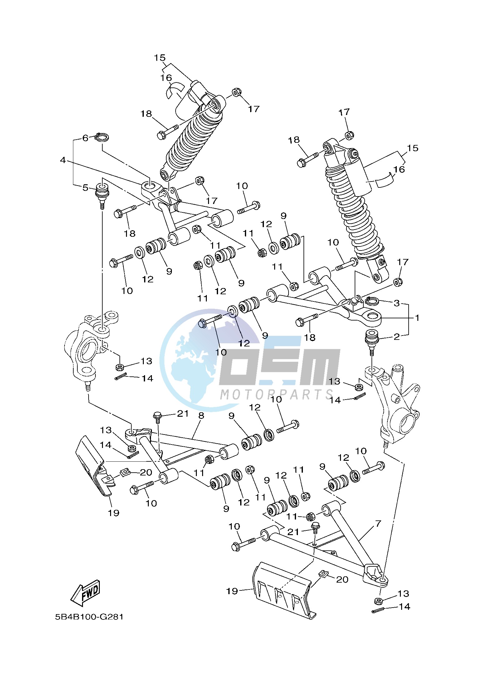 FRONT SUSPENSION & WHEEL