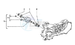 Zip 50 SP Euro 2 drawing Crankshaft