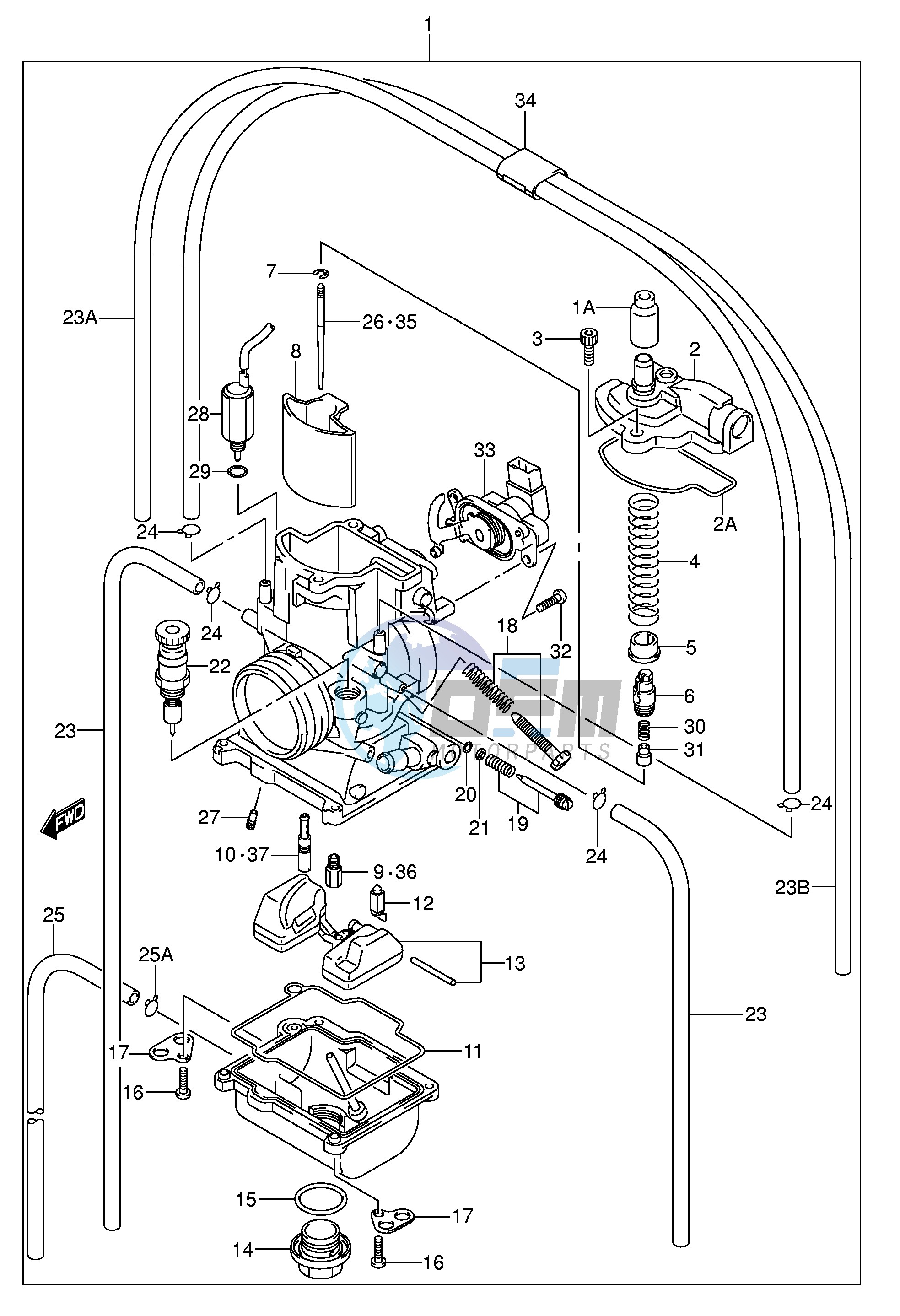 CARBURETOR (MODEL K5)