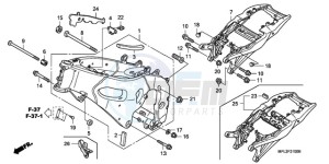 CBR1000RR9 UK - (E / MKH MME REP) drawing FRAME BODY