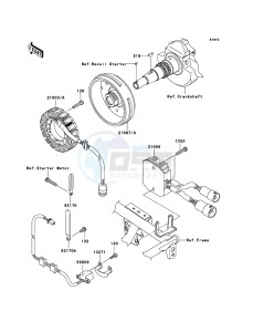 KVF650 4x4 KVF650D7F EU GB drawing Generator