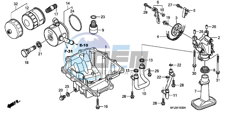 OIL PAN/ OIL PUMP