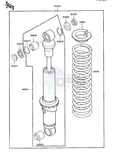 KDX 80 C [KDX80] (C1-C5) [KDX80] drawing SHOCK ABSORBER-- S- -