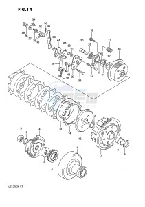 LT230E (E1) drawing CLUTCH