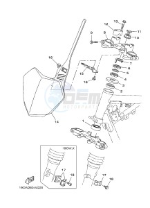 TT-R125 TT-R125LWE (19CW 19CX) drawing STEERING