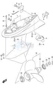 DF 115A drawing Gear Case