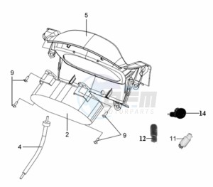 JOYRIDE 200i drawing DASHBOARD / SPEEDOMETER CABLE / WIRING HARNASS