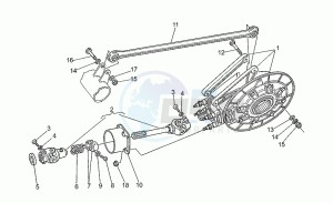 Sport Corsa 1100 drawing Transmission complete II